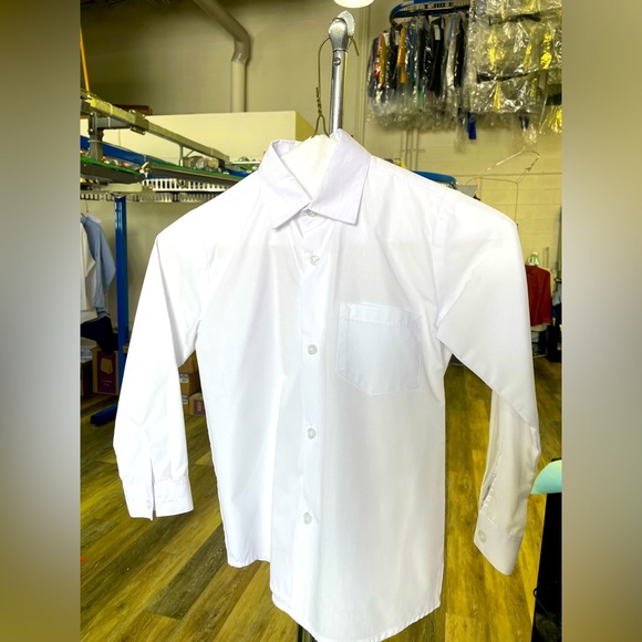 Kids White Dress Shirt - Picture 1 of 3